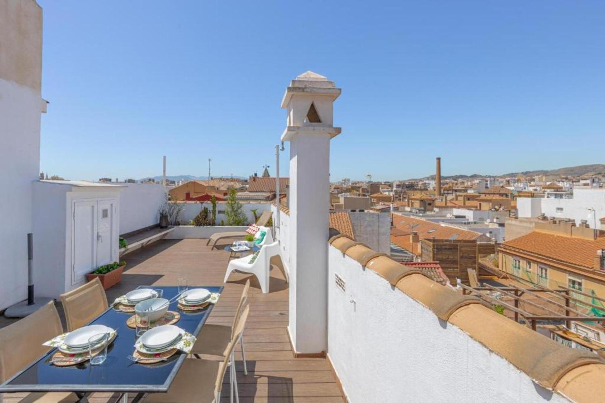 C20 - Adorable Apartment In The Center With Sun Terrace มาลากา ภายนอก รูปภาพ